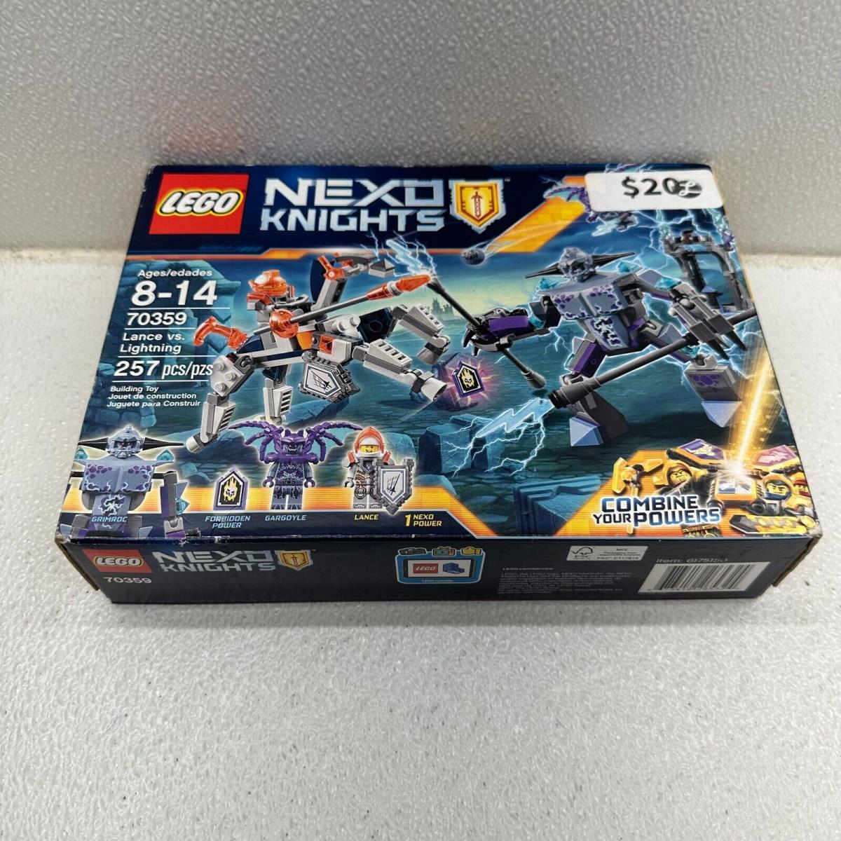 Lego Nexo Knights Lance Vs. Lightning 70359