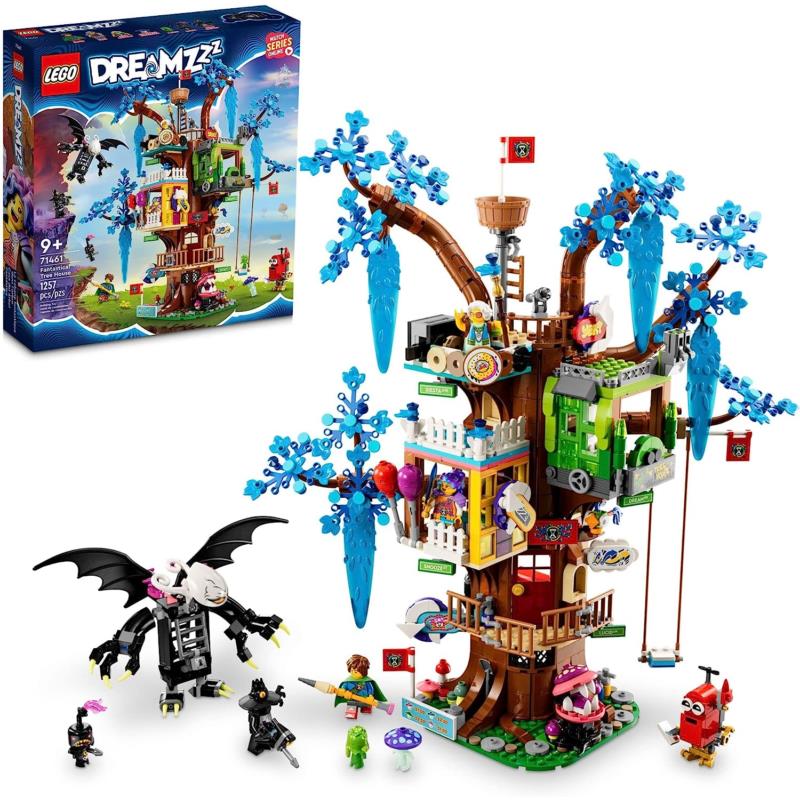 Lego Dreamzzz Fantastical Tree House 71461 Toy Set Features 3 Detailed Sections