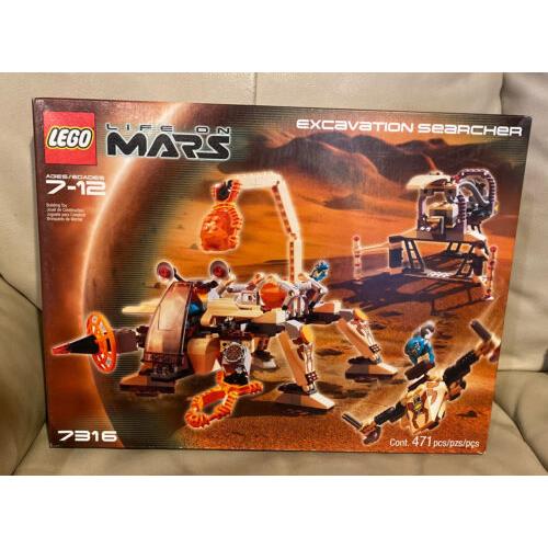 Lego 7316 Life On Mars Space Excavation Searcher Mint Box