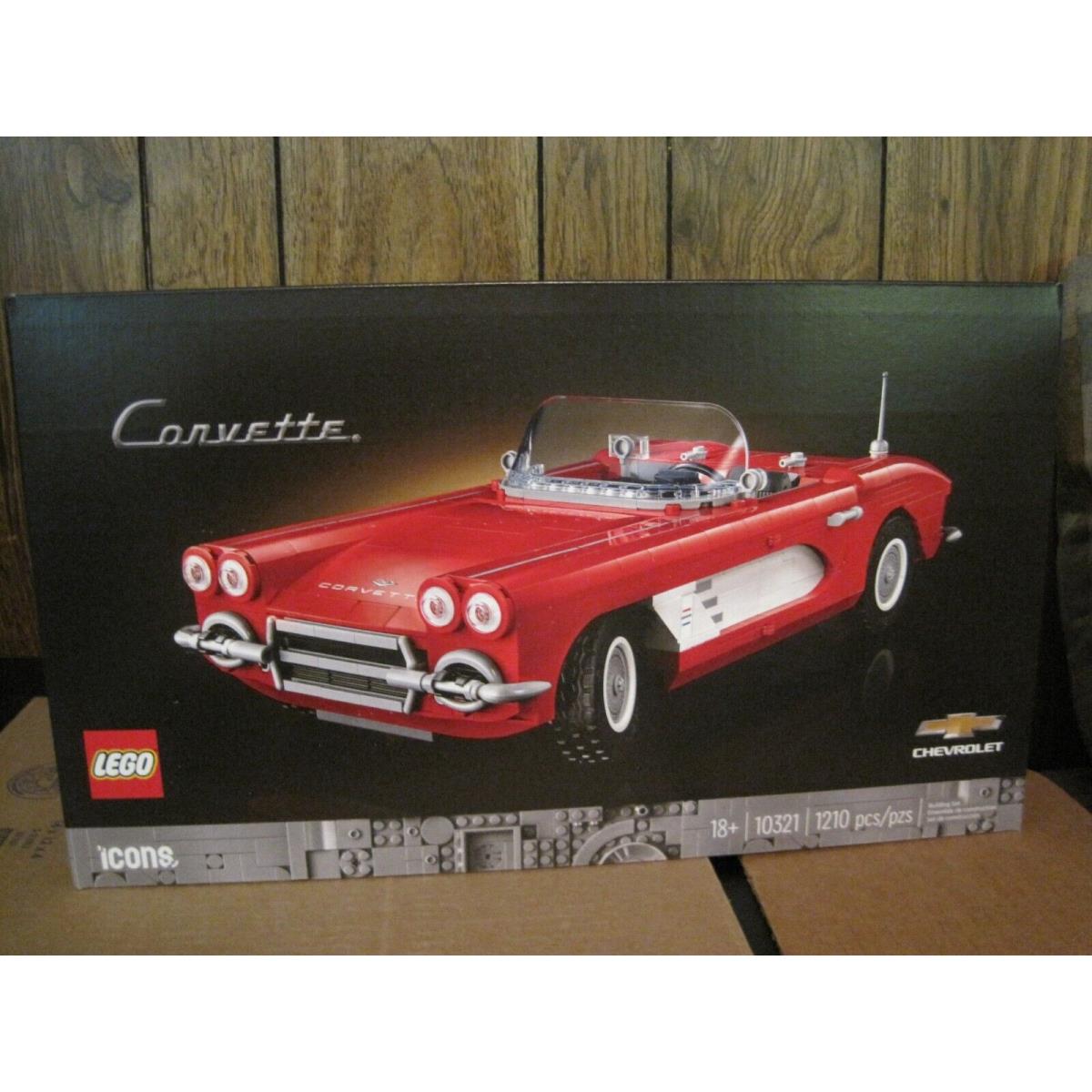 2023 Lego Icons 10321 Chevrolet Corvette 1210 Pieces--new