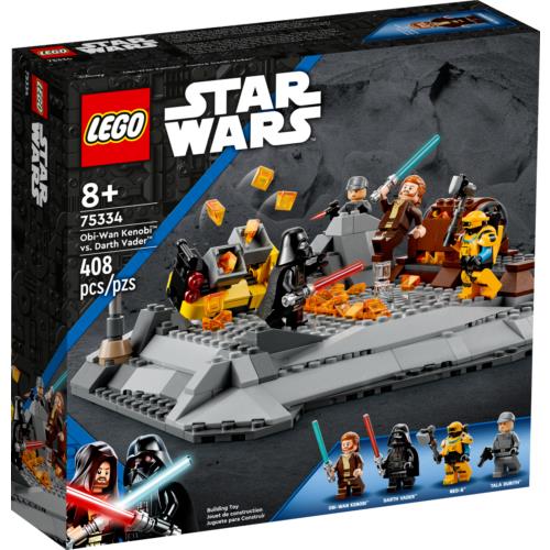 Lego Star Wars 75334 Obi-wan Kenobi Vs. Darth Vader Building Set W/ Figs Misb