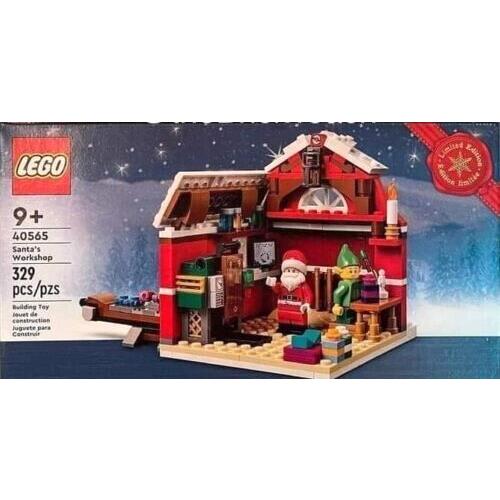 Lego 40565 Santa`s Workshop Building Toy Misb IN Hand Usa