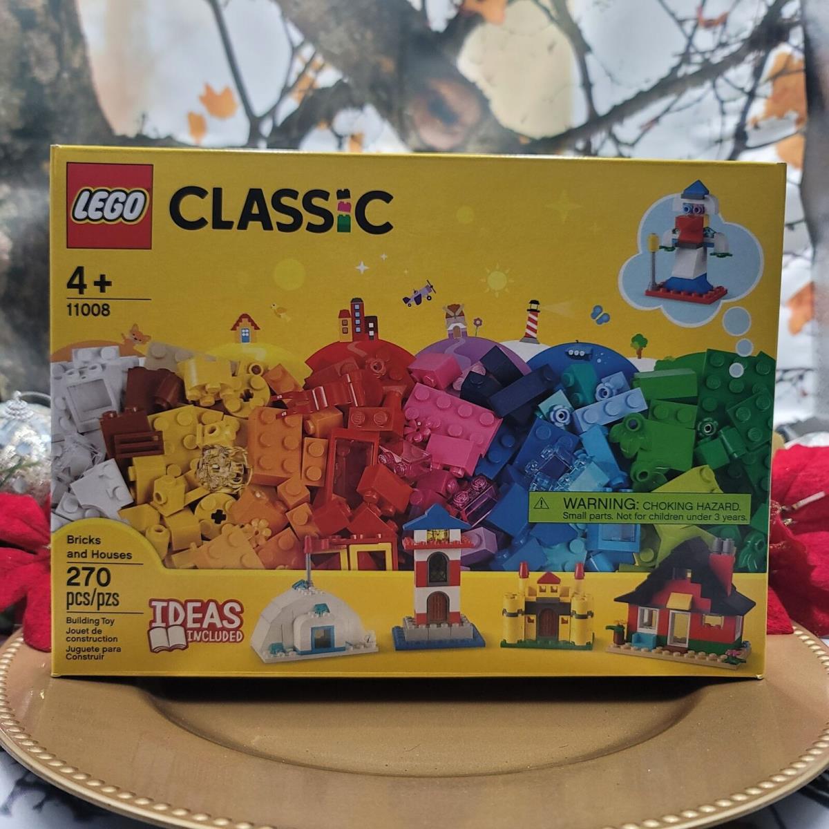 Lego Classic Bricks Houses Building Blocks 11008 Set 270 Pc Holiday Gift