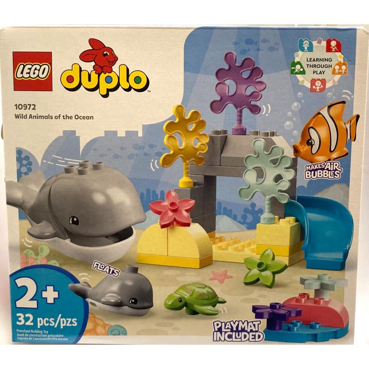 Lego Duplo: Wild Animals of The Ocean 10972 32 Pieces Building Toy Set
