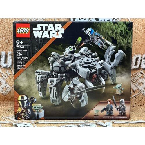 Lego Star Wars Spider Tank Mandalorian Grogu 75361 Building Toy Set