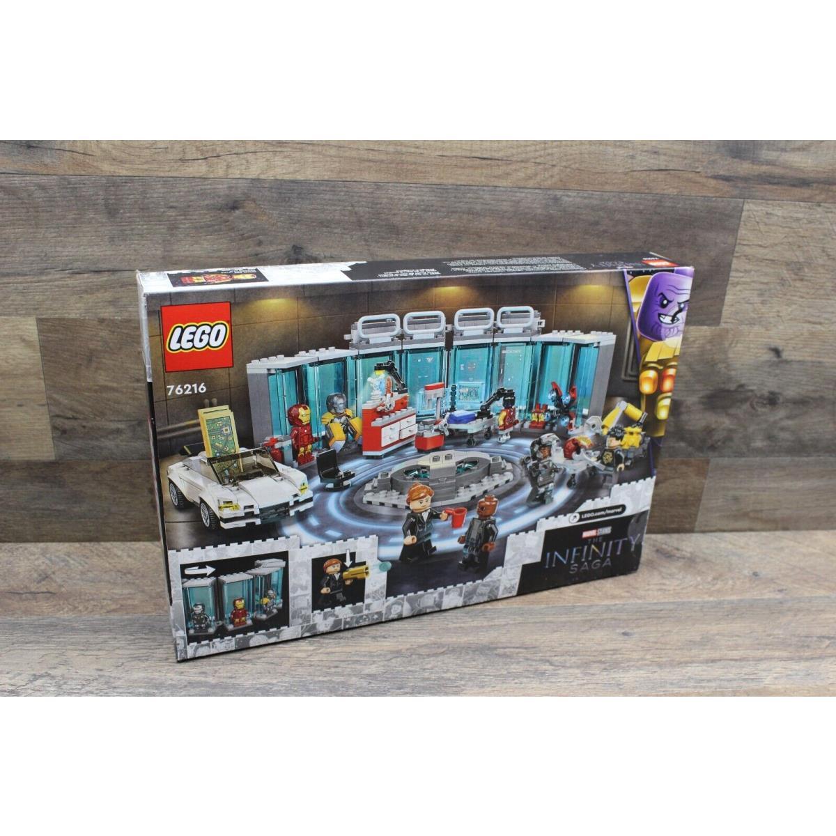 Lego Marvel Iron Man Armory 76216 Building Toy Set Infinity saga/496 Pcs