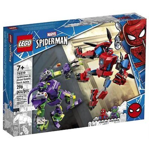 Lego Marvel Super Heroes Spider-man Green Goblin Mech Battle 76219