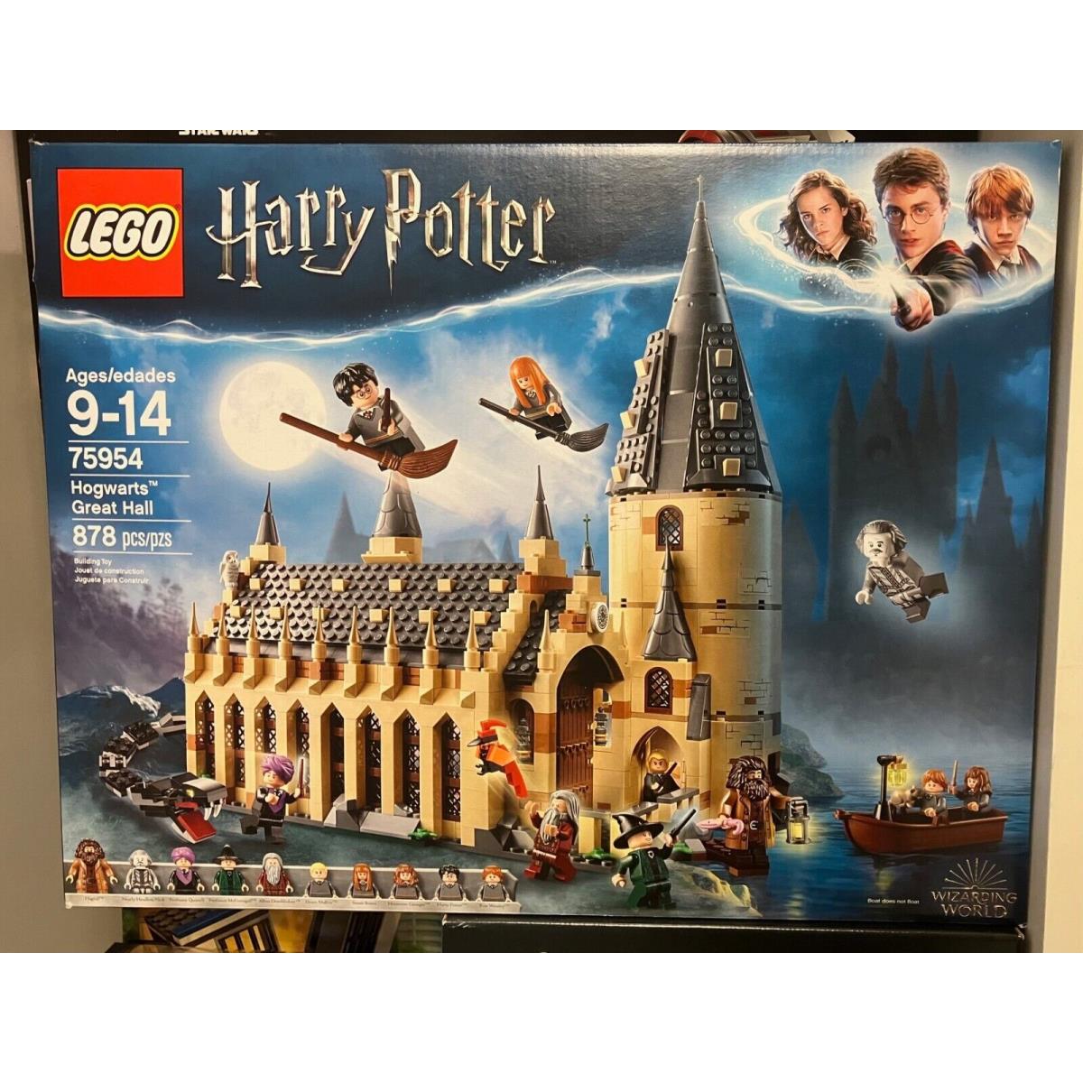 Lego 75954 Harry Potter Hogwarts Great Hall 878 Pcs Retired