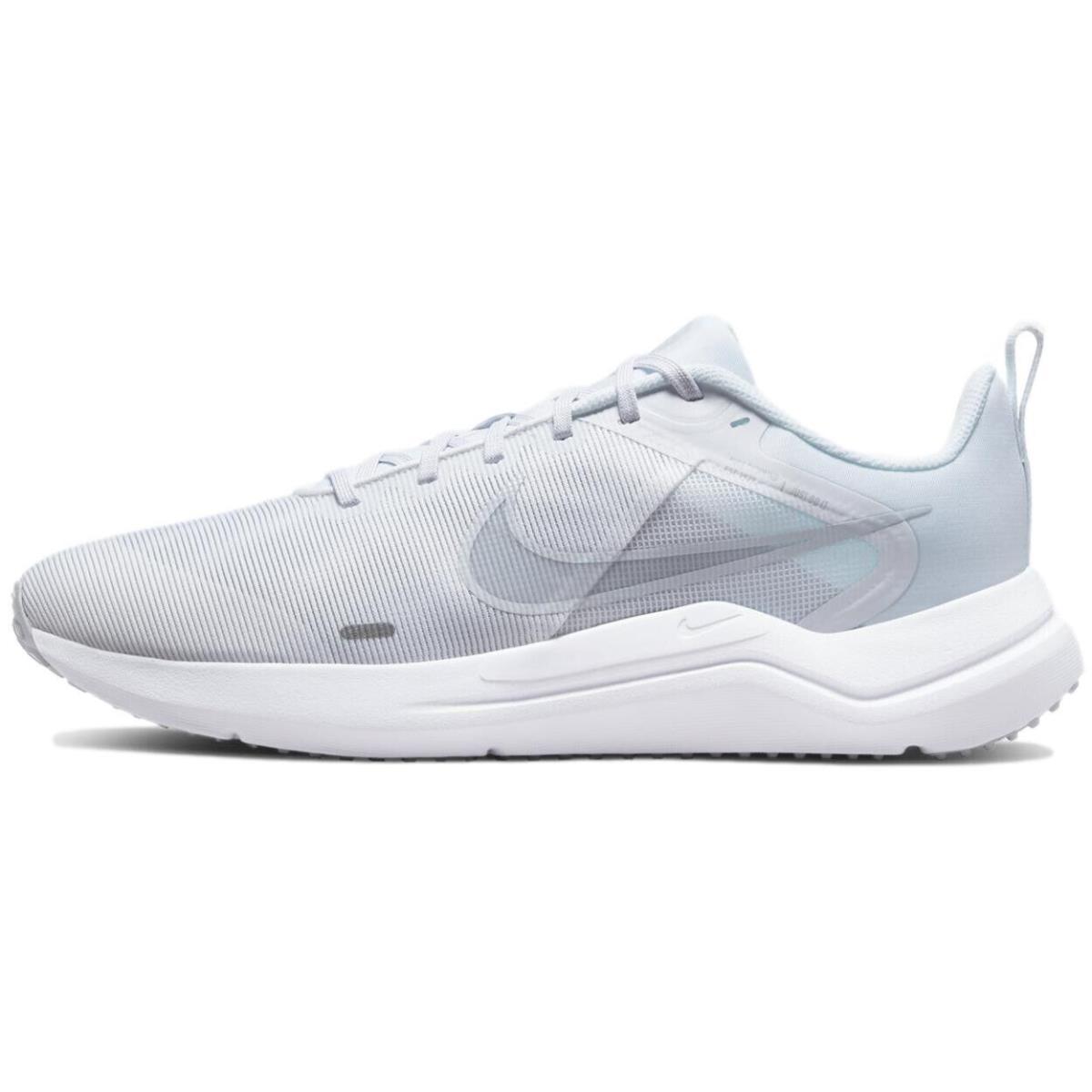 Size 9.5 - Nike Men`s Downshifter 12 `white Pure Platinum` Shoes DD9293-100 - White
