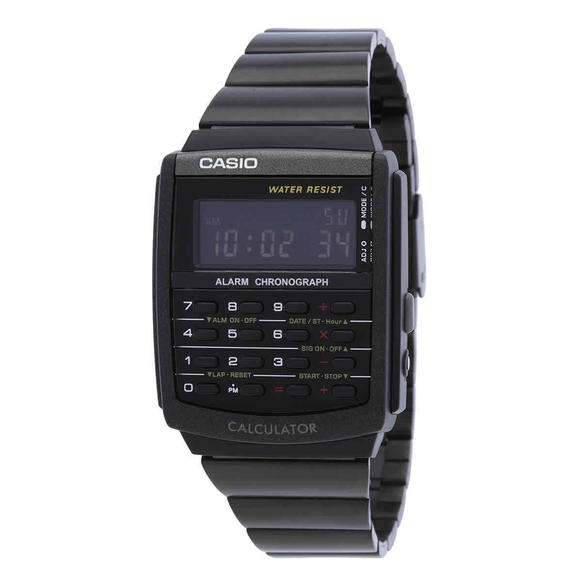 Casio Data Bank Alarm Quartz Digital Black Dial Men`s Watch CA-506B-1A