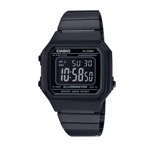 Casio Men`s Vintage Series Digital Stainless Steel Casual Watch B650WB-1BDF