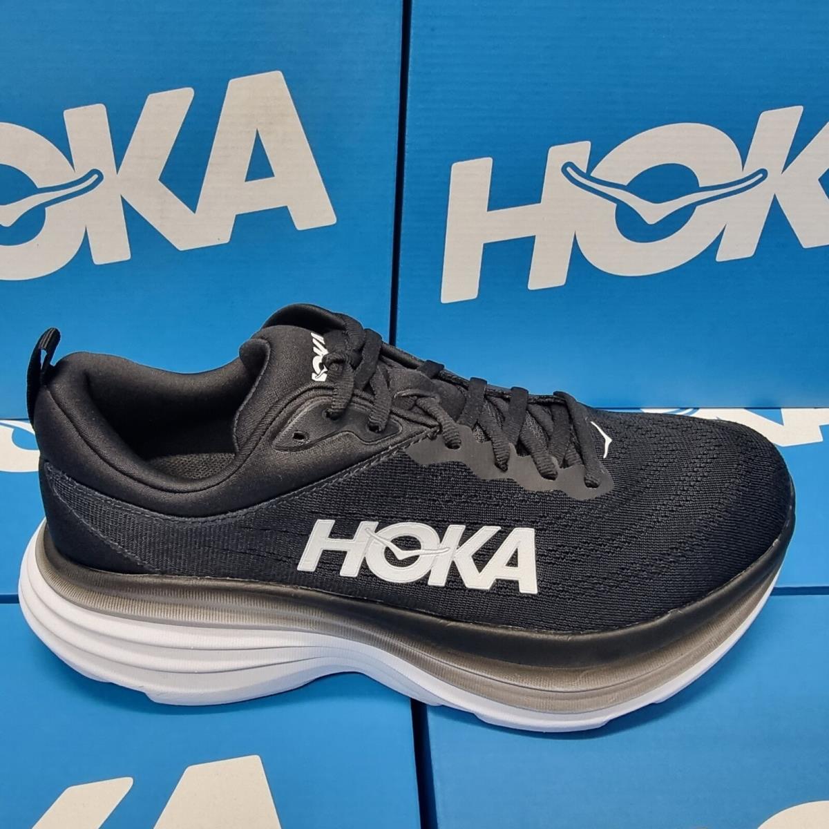 Hoka One One Bondi 8 Wide D 1127954/BWHT Women`s Running Shoes