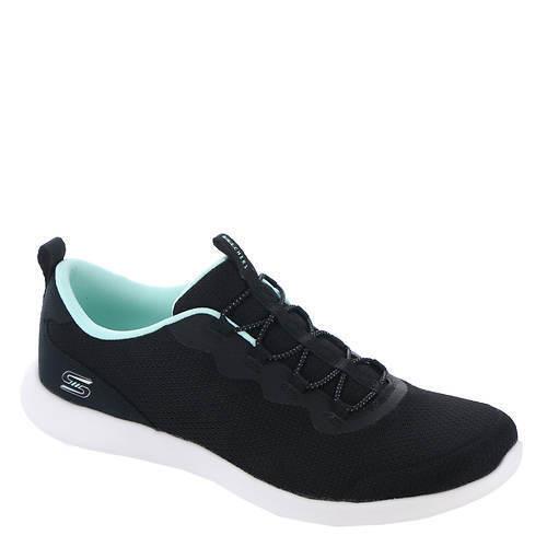 Womens Skechers Sport Active Vapor Foam LITE-104481 Black White Mesh Shoes