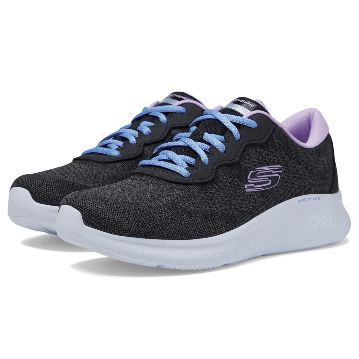 Woman`s Sneakers Athletic Shoes Skechers Skech-lite Pro-cute Debut Black Lavender