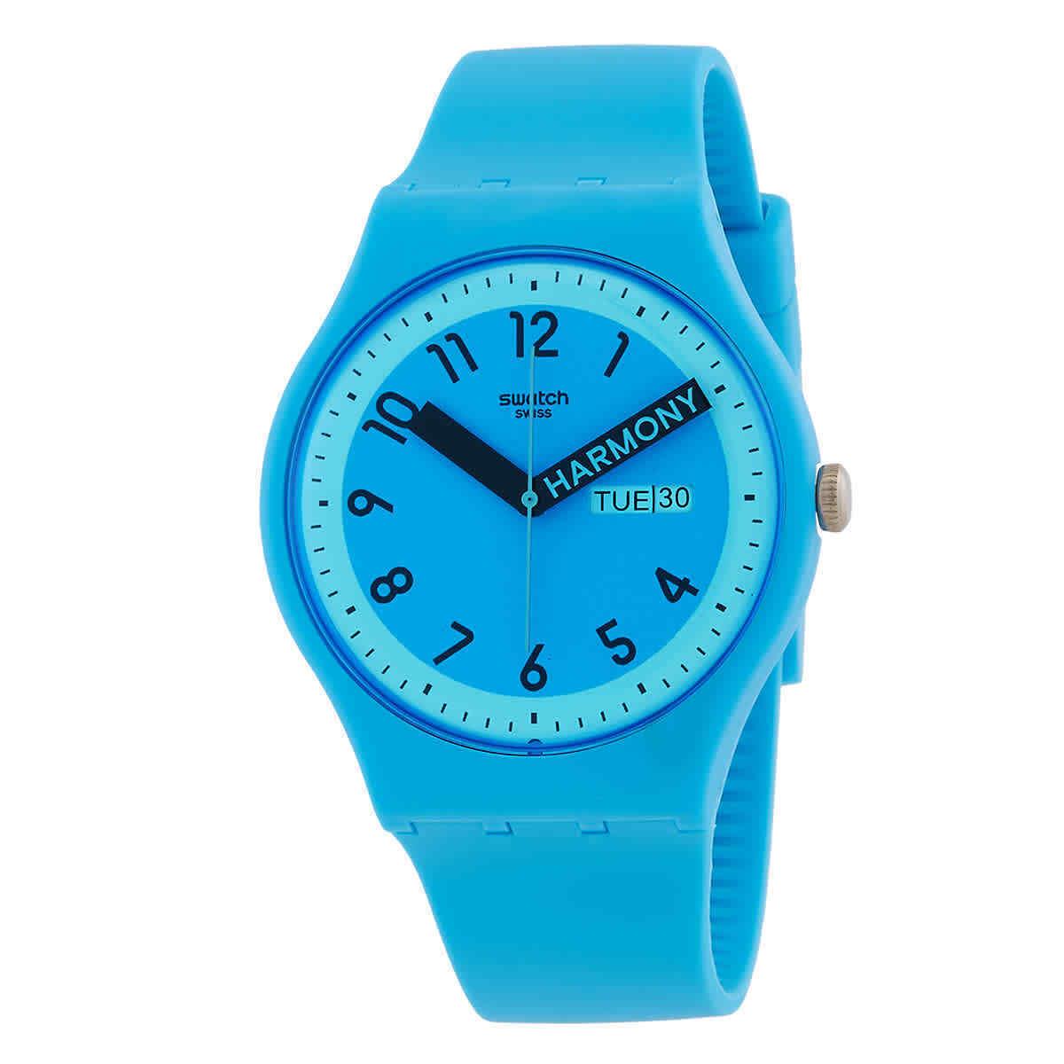 Swatch Pride Quartz Blue Dial Unisex Watch SO29S702