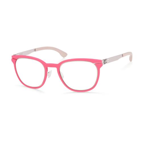 ic Berlin Eyeglass Frames Westside :pearl-lolly-pink 49mm - Red Frame, Clear Lens