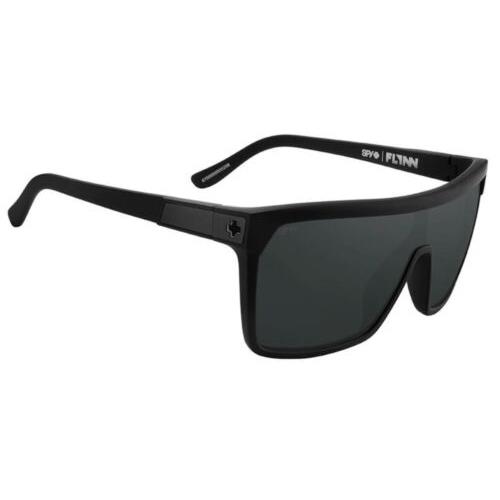Spy Optic Flynn Sunglasses - Soft Matte Black / Happy Boost Polar Black Mirror - Frame: Soft Matte Black, Lens: Happy BOOST Polarized Black Mirror