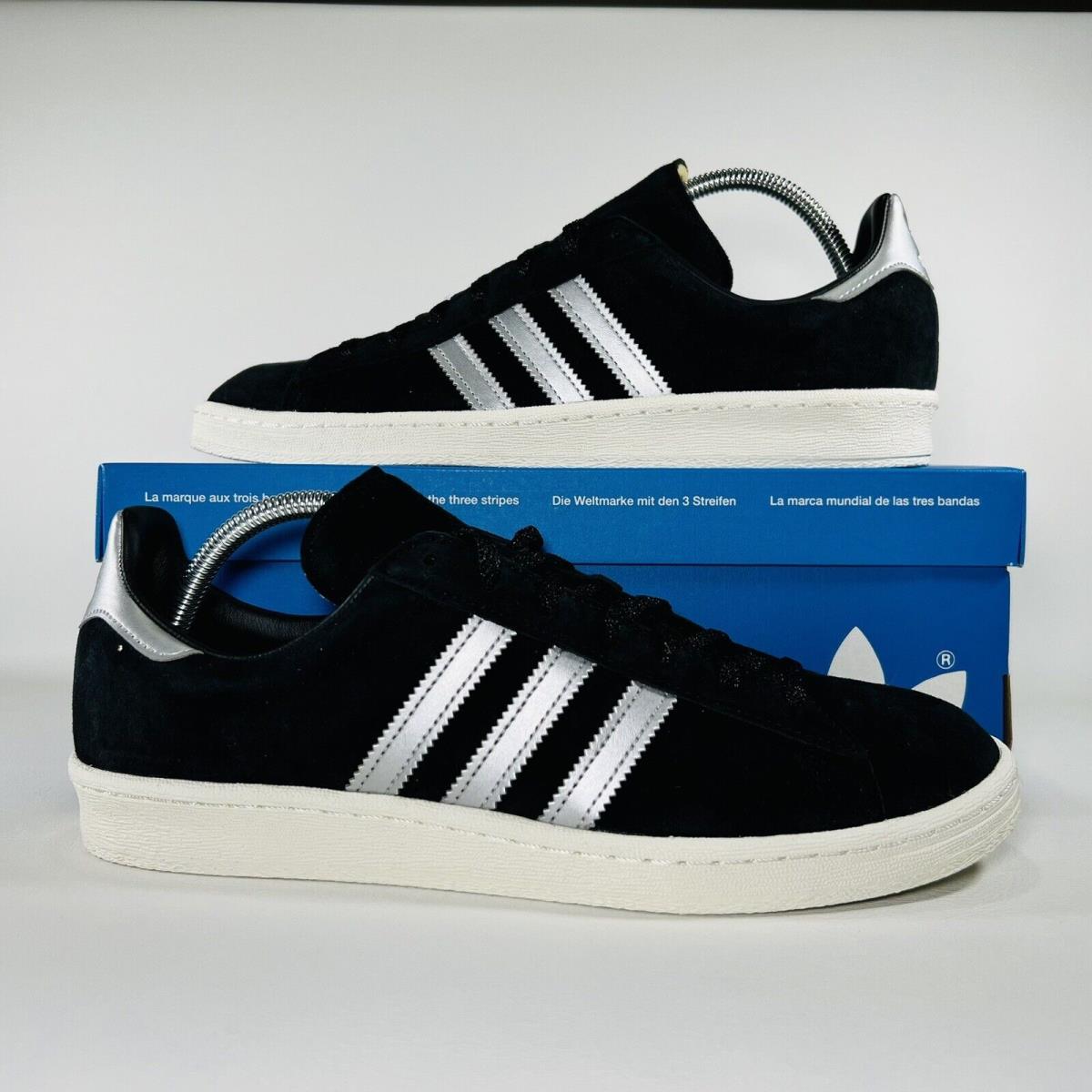 Adidas Originals Campus 80s Men`s Shoes Athletic Sneakers Black Off White GX7330