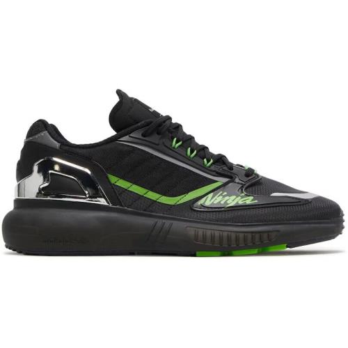 Adidas ZX 5K Boost Kawasaki GW3359 Mens Black/green Running Sneaker Shoes NR2580 - Black/Green