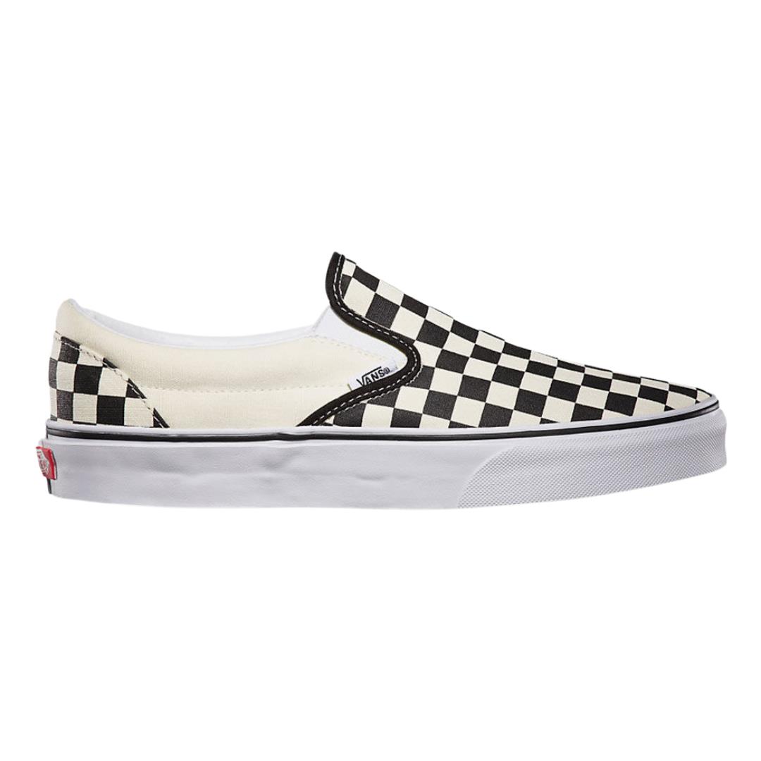 Size 7.0 Vans Skate Slip-on Checkerboard Black / White Skate Shoes