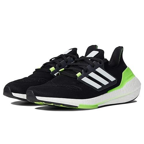 Adidas Running Ultraboost 22 Running Shoes Black/White/Solar Green