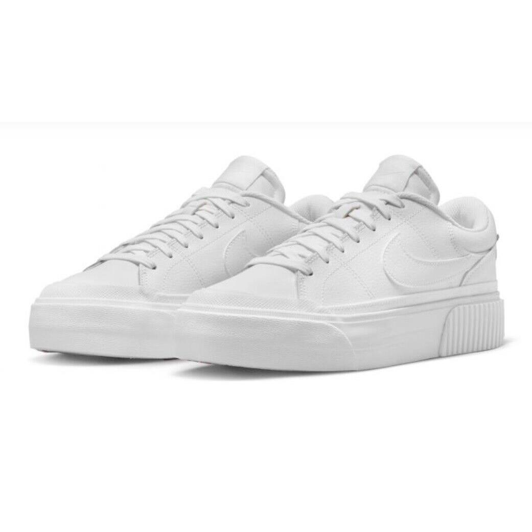 Nike Womens Court Legacy Lift White Shoes DM7590101 - White