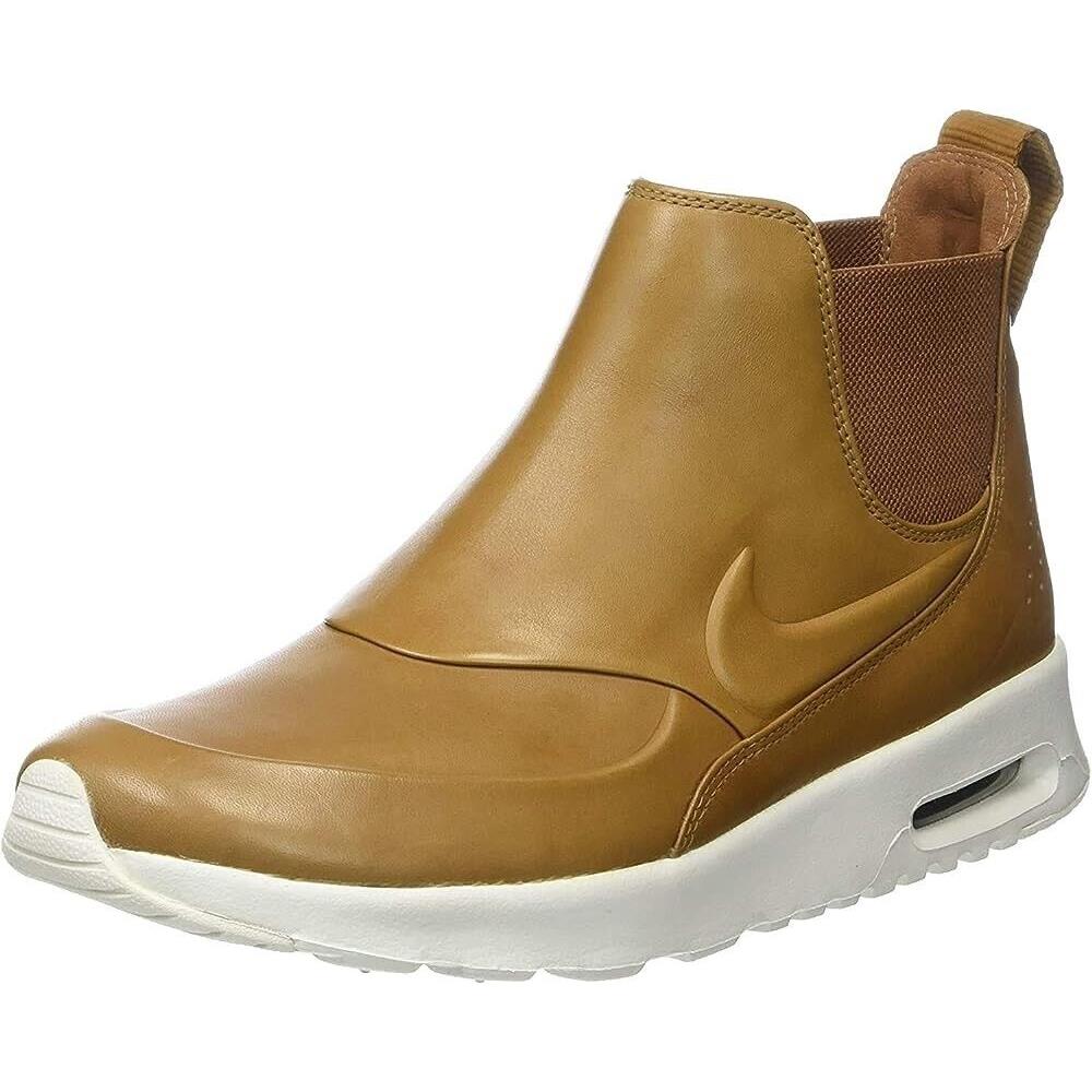 Nike Air Max Thea Mid Women`s Lifestyle Shoes Brown White 859550200 - Brown