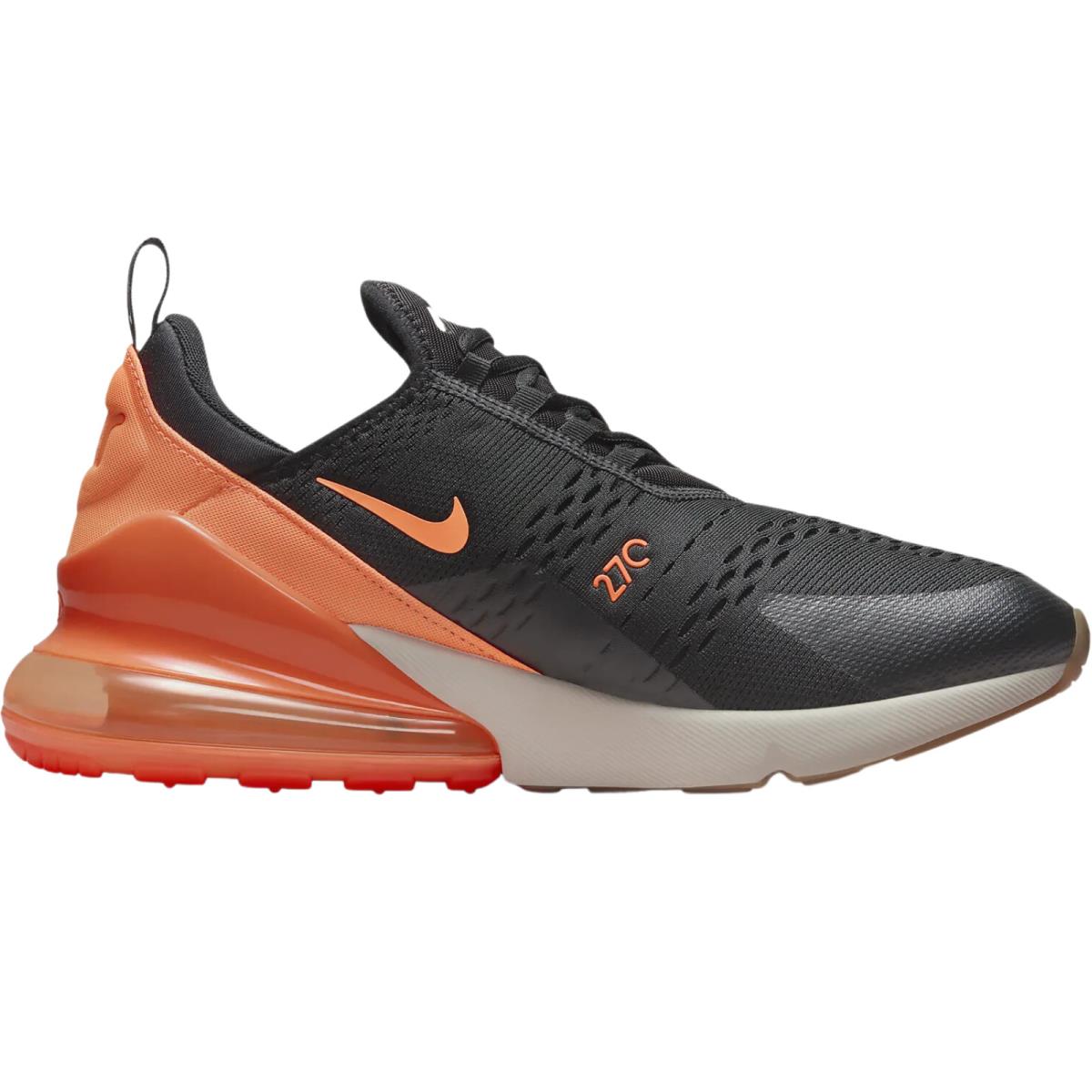 Nike Air Max 270 Men`s Casual Shoes All Colors US Sizes 7-14 Black/Bright Crimson/Phantom/Total Orange