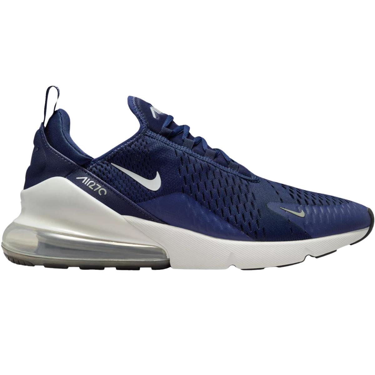 Nike Air Max 270 Men`s Casual Shoes All Colors US Sizes 7-14 Midnight Navy/White/Black/Jade/Horizon