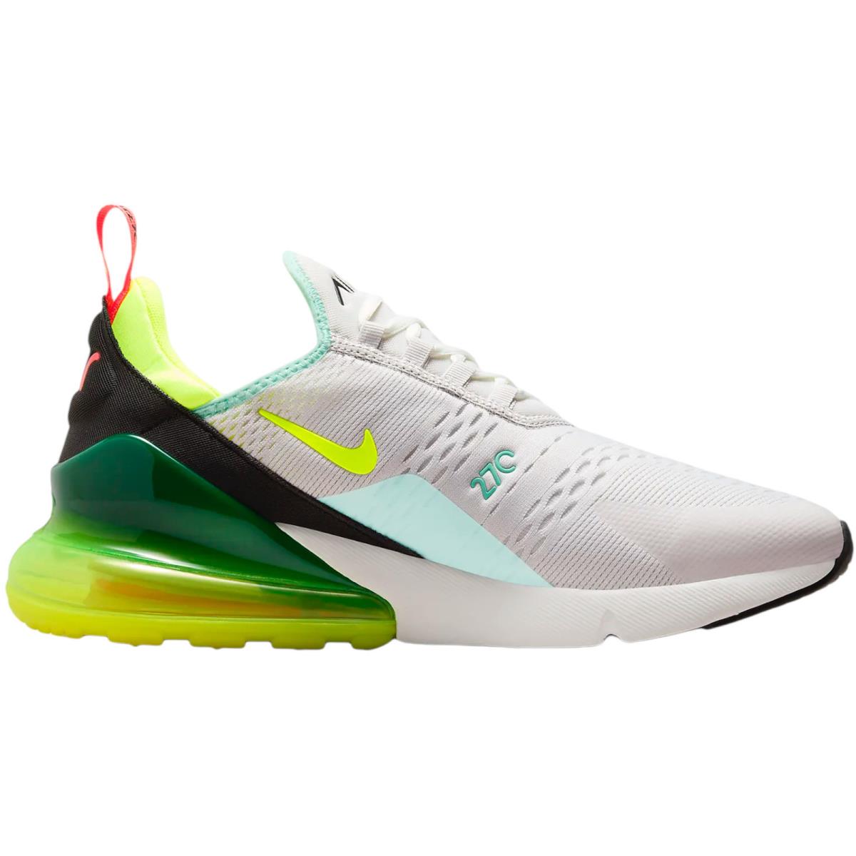 Nike Air Max 270 Men`s Casual Shoes All Colors US Sizes 7-14 Vast Grey/Hot Lava/Black/Volt