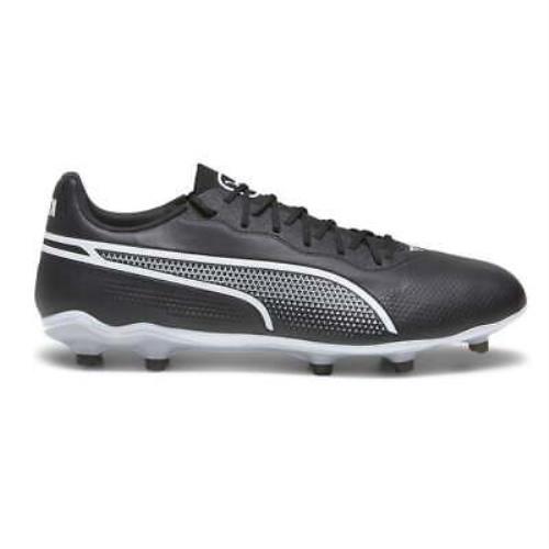 Puma King Pro Firm Groundag Soccer Cleats Mens Black Sneakers Athletic Shoes 107