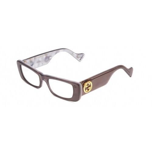 Gucci GG0516S Designer Reading Glasses Grey Layer Marble White Mother of Pearl R