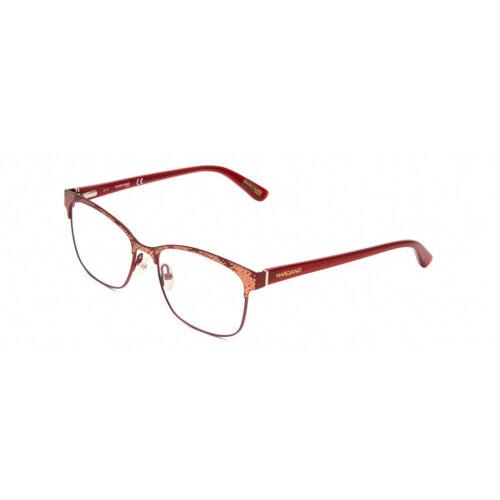Guess by Marciano GM0318 Women Classic Reading Glasses Snake Matte Wine Red 52mm