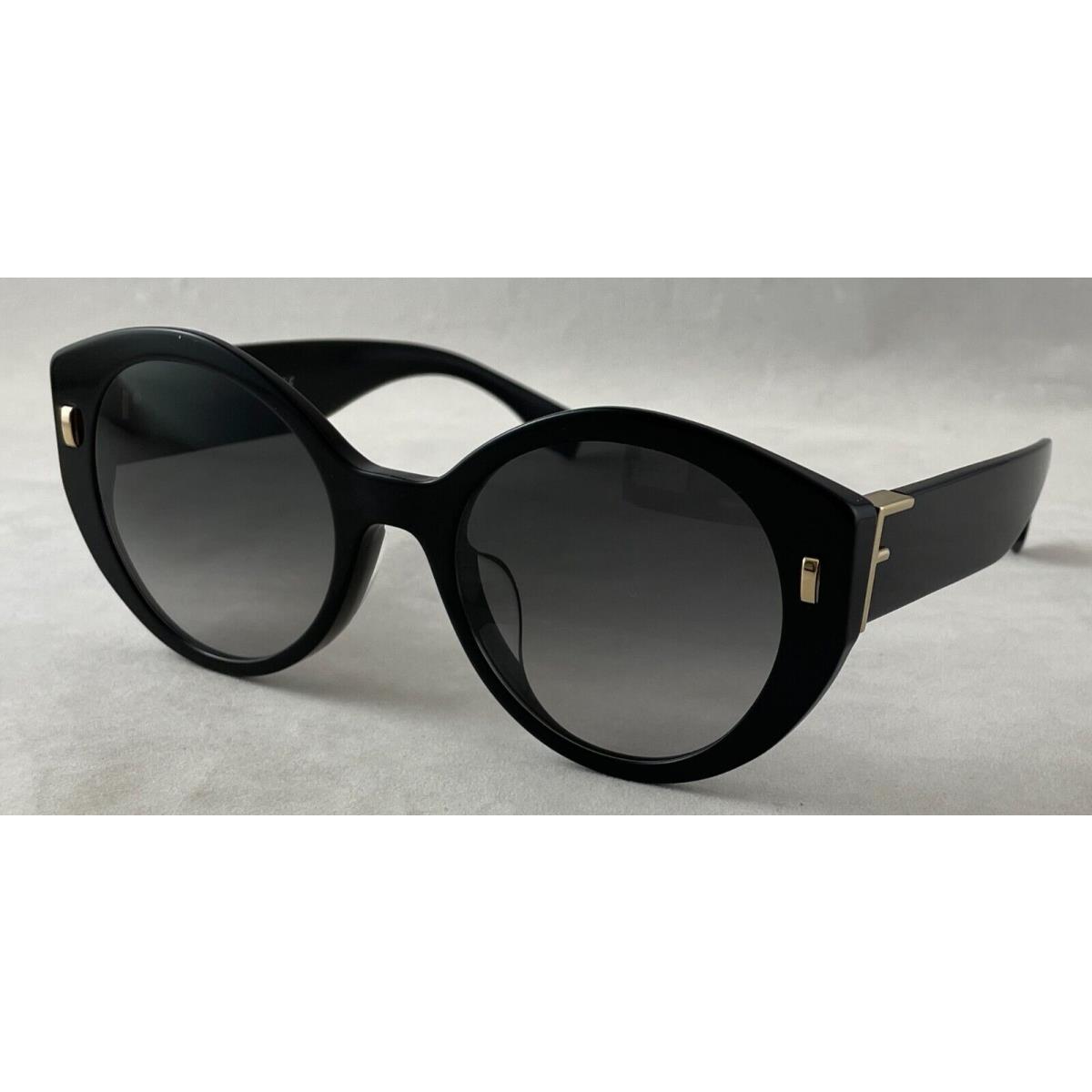 Fendi FE40037U FE 40037U 01B Black Sunglasses 55-21-140 Rx