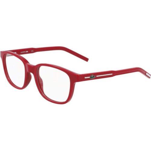 Lacoste Men`s Eyeglasses Wine Plastic Full-rim Frame Lacoste L3642 503