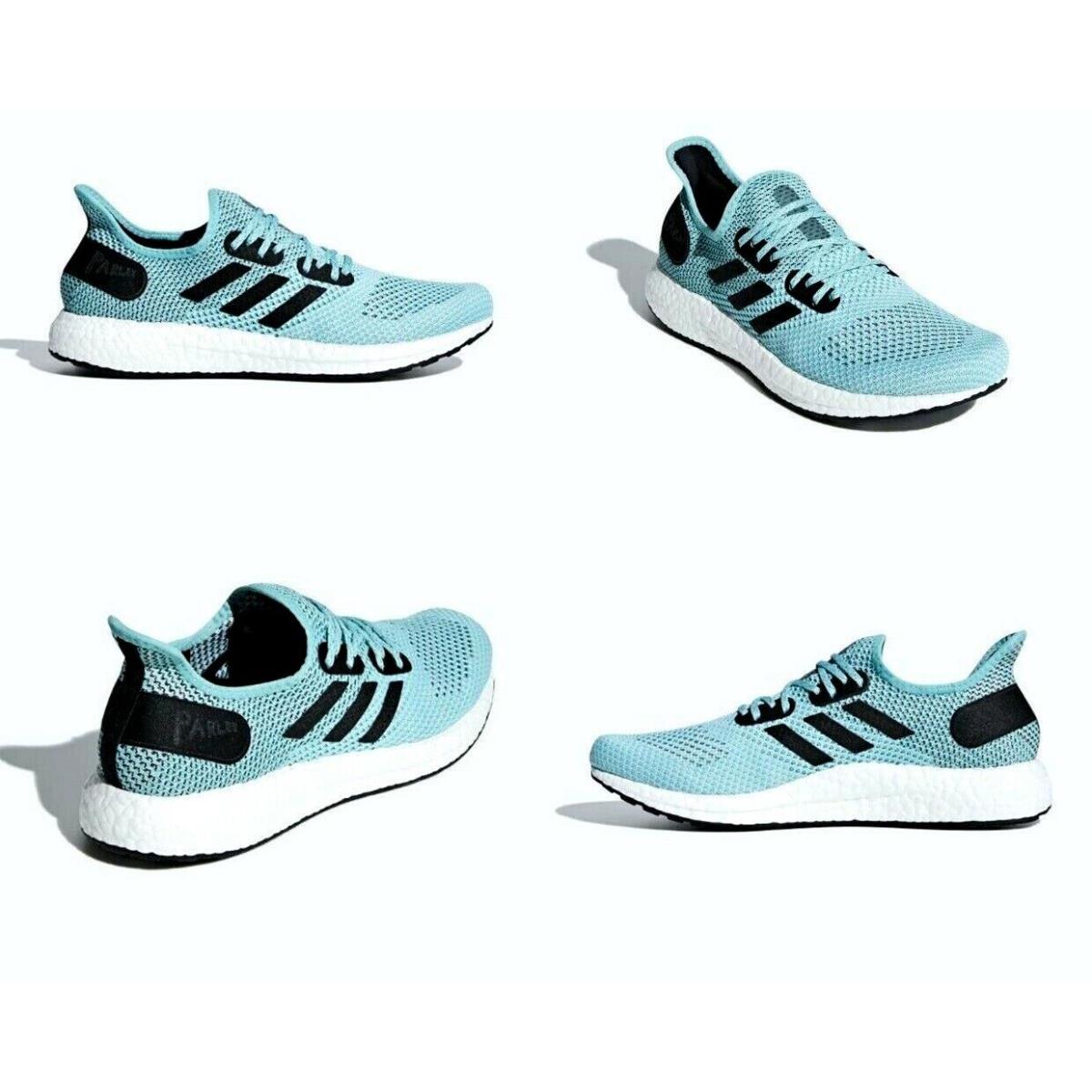 Adidas Speedfactory AM4LA Blue / Black Running Shoes Mens Size 9 AH2239