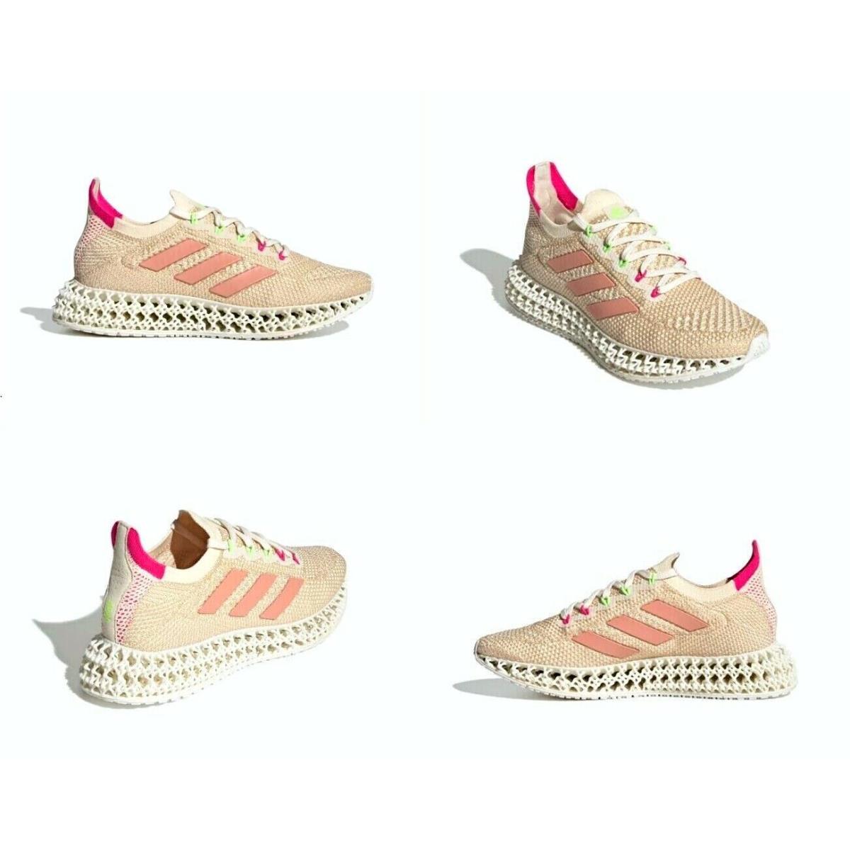 Adidas 4D Fwd Pink / Green Running Shoes Womens Size 10 Q46444