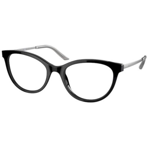 Prada Women`s Eyeglasses Black Plastic Full-rim Frame Prada 0PR 17WVF 1AB1O154