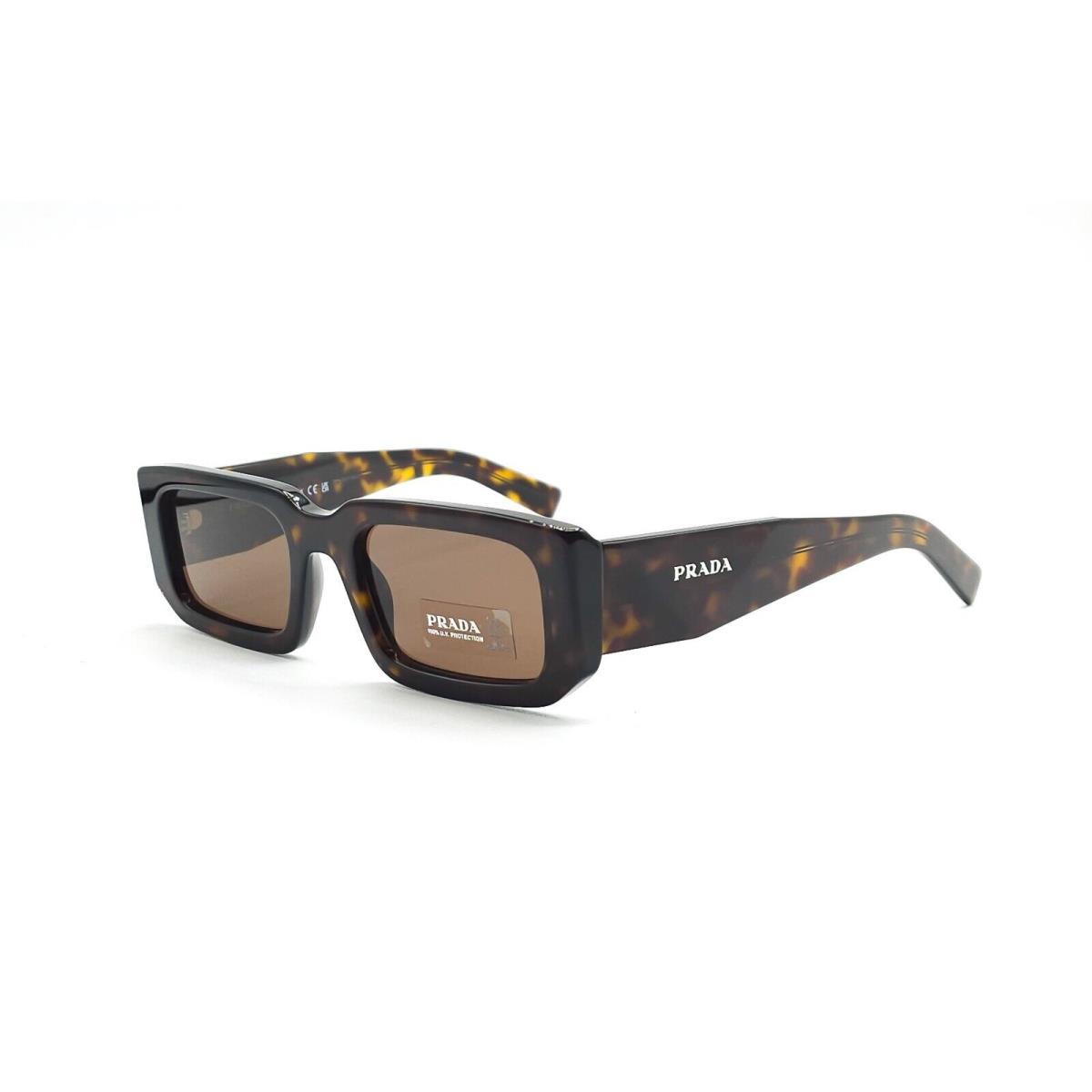 Prada Spr 06Y Sunglasses 2AU-AC1 Havana /brown Lenses Size 53