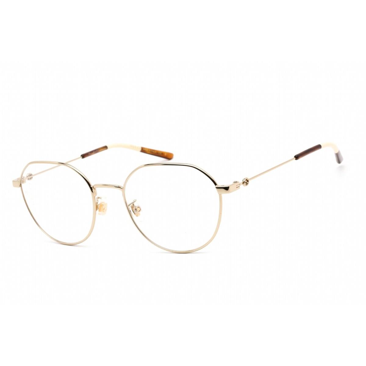 Gucci GG0684O 001 Eyeglasses Shiny Gold Frame 51mm - Frame: Gold