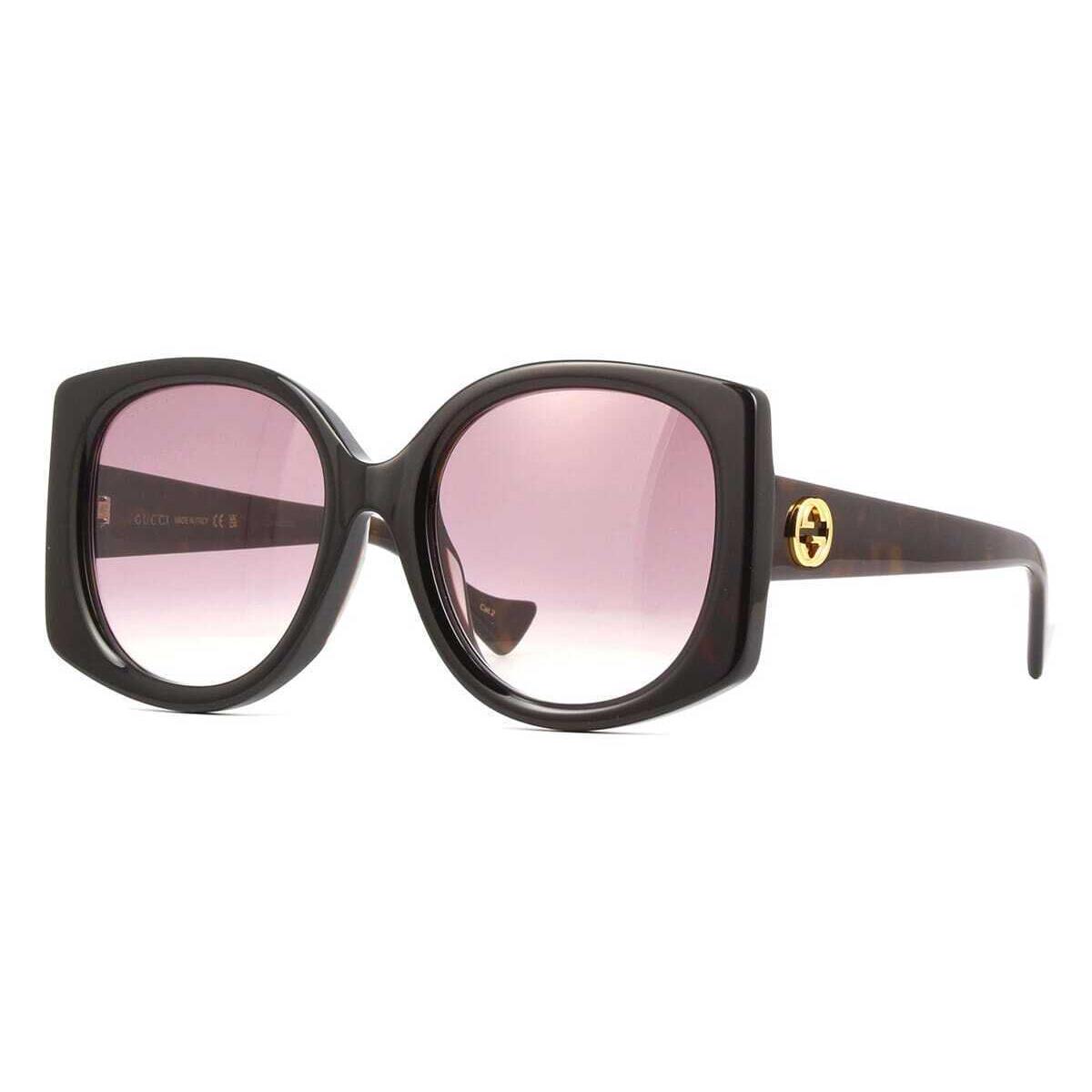 Gucci GG1257SA-003 Havana Havana Red Sunglasses