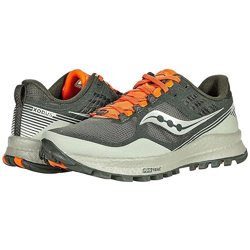 Saucony Xodus 10 Running Shoes Desert/Pine/Orange