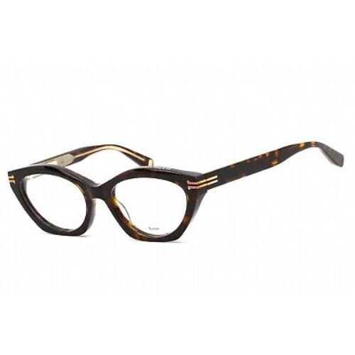 Marc Jacobs MJ 1015 Krz Eyeglasses Havana Crystal Frame 52mm