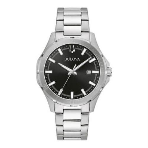 Bulova Corporate Collection Men`s Silvertone Stainless Steel Watch