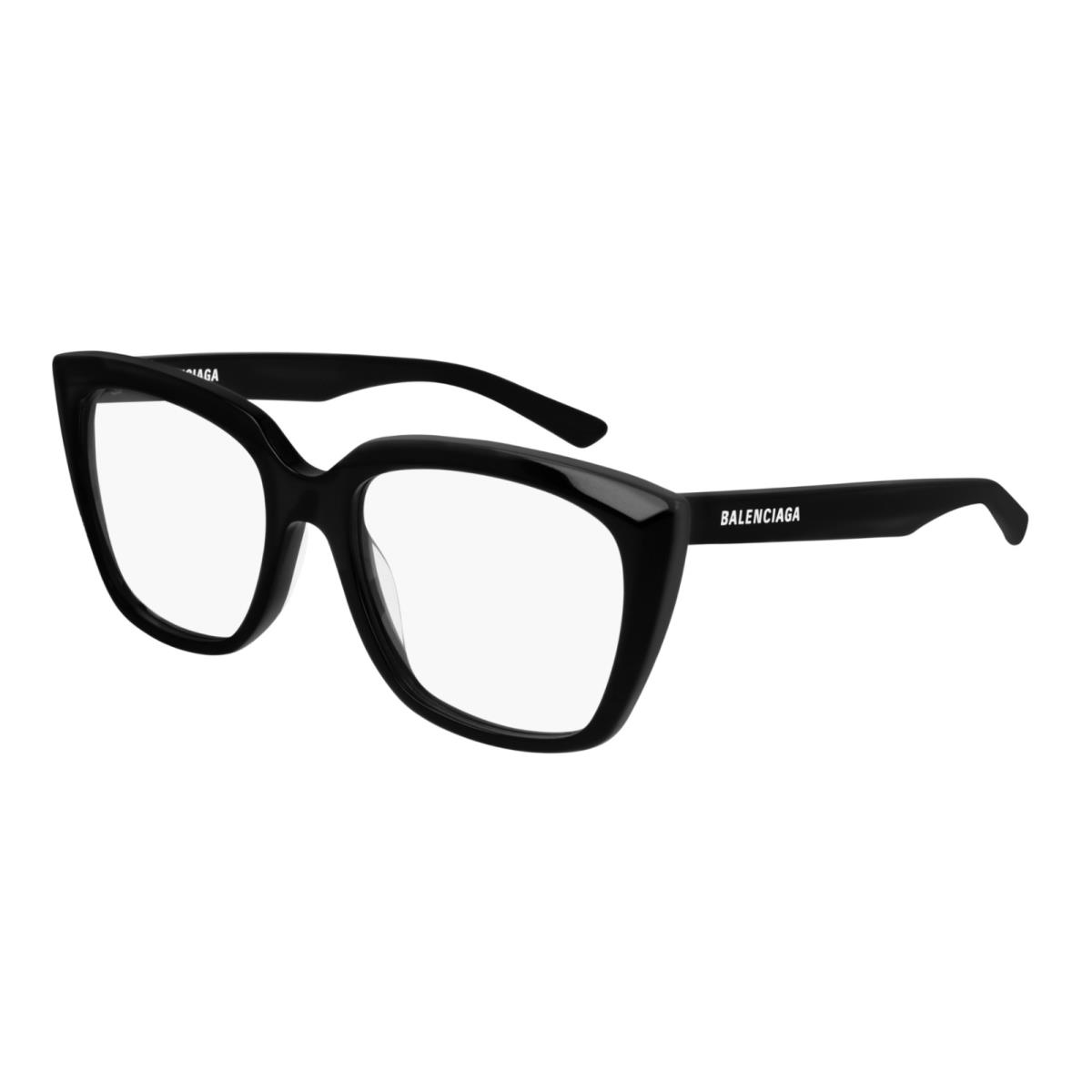 Balenciaga BB0062O 001 Black Cat- Eye Full-rim Women`s Eyeglasses