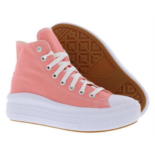 Converse Chuck Taylor All Star Move High Top Womens Shoes Size 8 Color: Lawn - Orange, Main: Pink