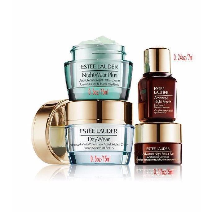 Estee Lauder Daywear Starter 4 Pcs Gift Set - Daywear+nightwear+anr Eye+anr Face