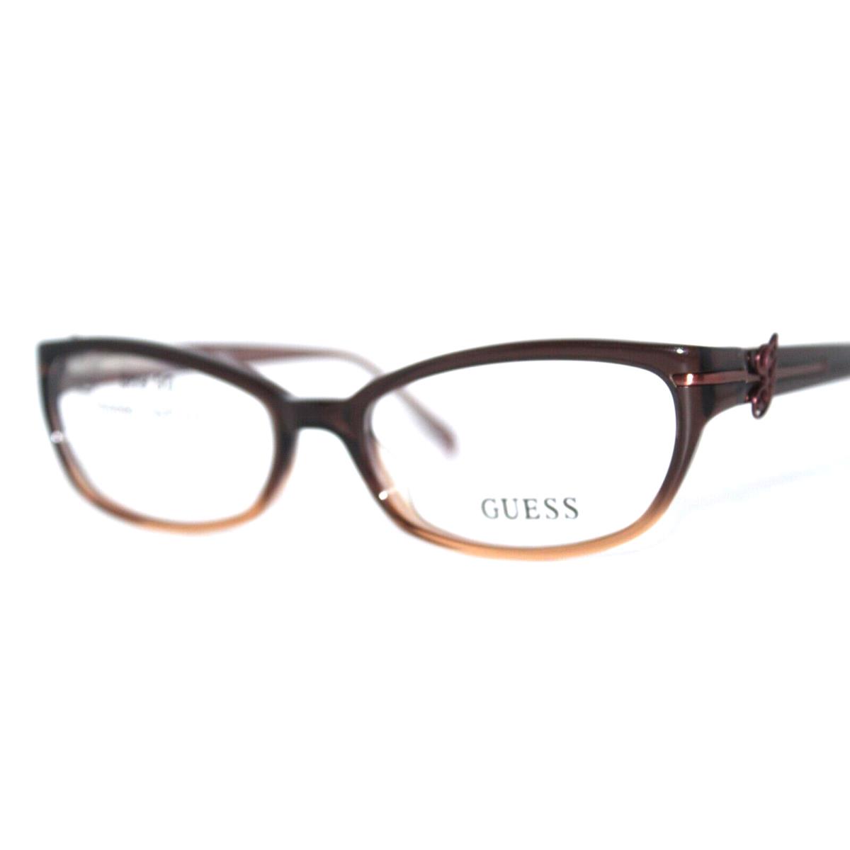 Guess GU2304 Brn Brown Eyeglasses Frames 53-16-135MM W/case