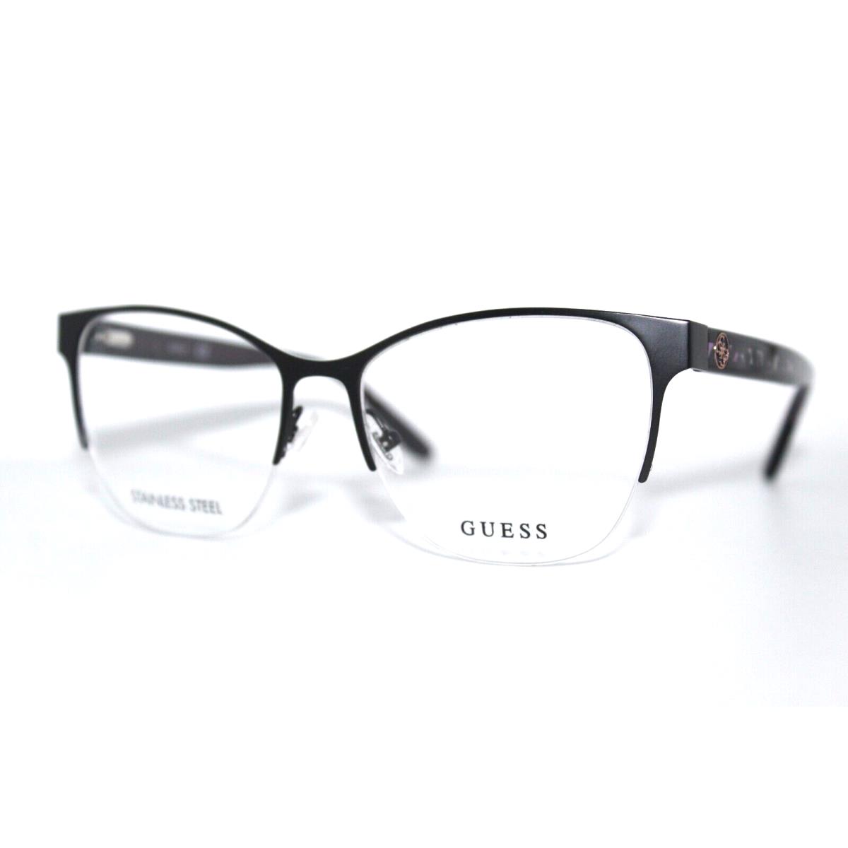 Guess GU2873 002 Black Eyeglasses Frames 54-16-140MM W/case