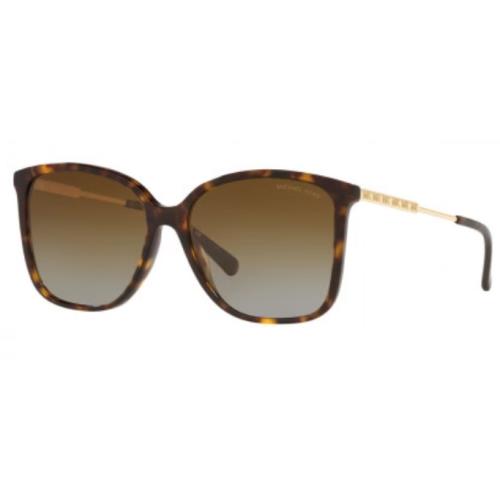 Michael Kors Women`s 56mm Dark Tortoise Polarized Sunglasses MK2169-3006T5